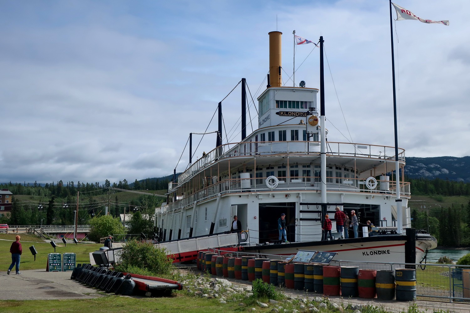 Sternwheeler SS Klondike in Whitehorse, also very important during the Gold Rush
